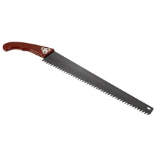 18" Hand Pruning Saw with Straight Blade Wood Handle for Camping Garden