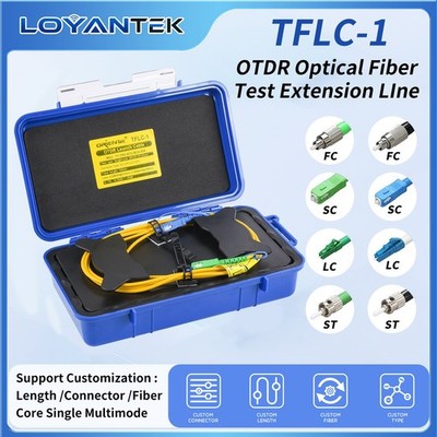 Singlemode 1000M Fiber Optic OTDR Launch Cable Boxs Multi Connectors For Choose