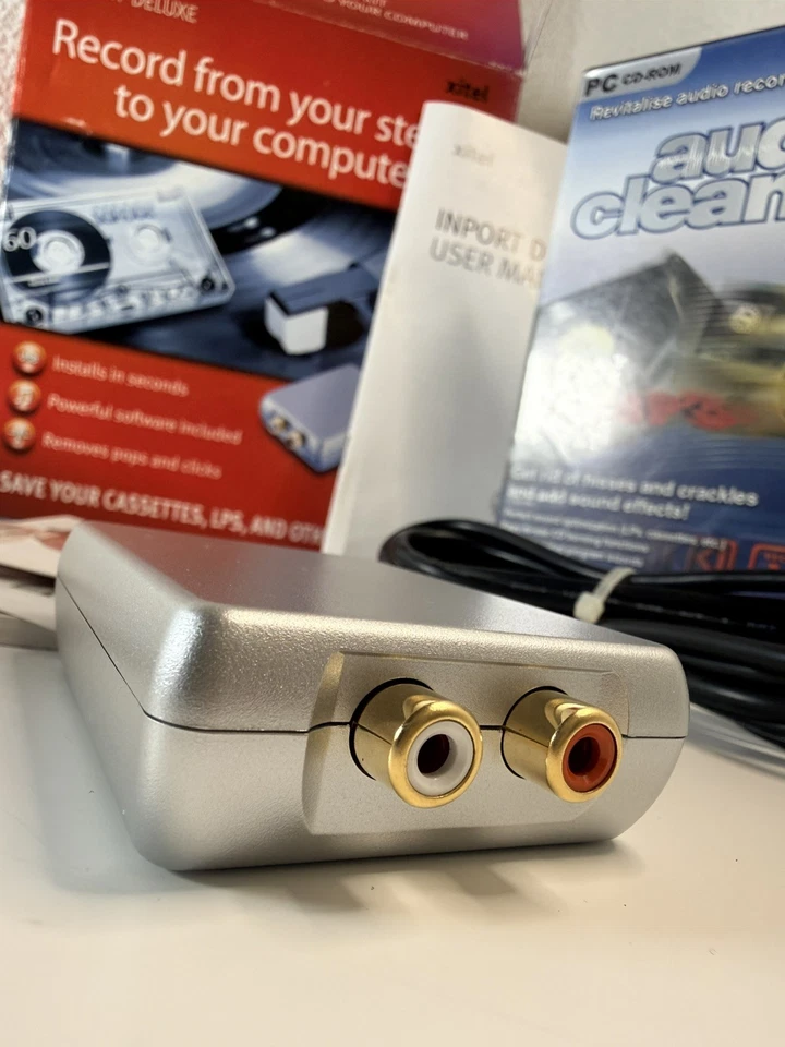 Xitel Inport Deluxe Stereo to PC Recording Kit – Cassette/LP Converter – VGC - Image 2 of 4