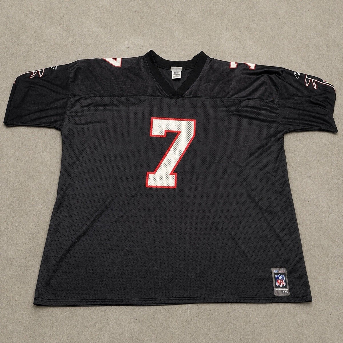 Vintage Atlanta Falcons Jersey Mens 4XL Black NFL Football Michael