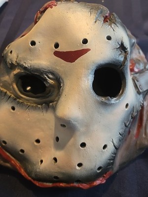 New Line 2000 Productions Friday The 13th Jason Vorhees Pullover Rubber Mask