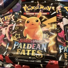 Pok mon TCG Paldean Fates 1x Booster Pack Sealed 