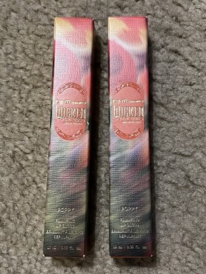 rem beauty wicked for good poppy plumping lip gloss new in box-YOU GET BOTH!