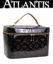 Louis Vuitton LV  Vanity GM Handbag Vernis Amarant M93512 71837