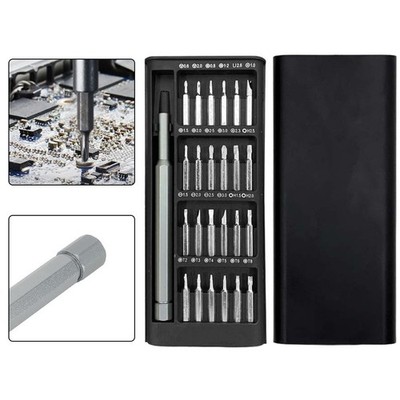 Schraubendreher Set 24 in 1 DIY Bits aus legiertem Stahl praktischer Zugang