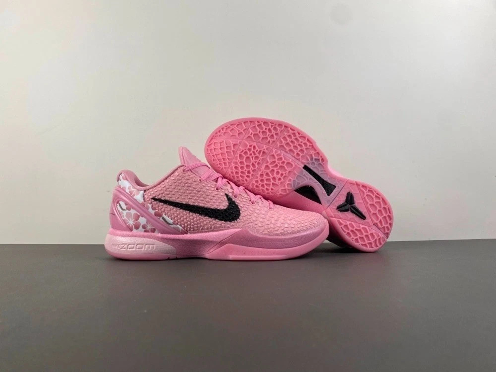 Kobe 6 Protro Cherry Blossom Grinch pink black Men's Sizes US 7-12