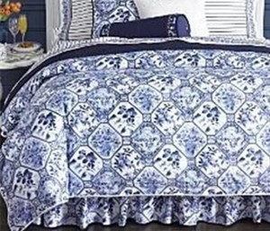 RALPH LAUREN Palm Harbor King BEDSKIRT