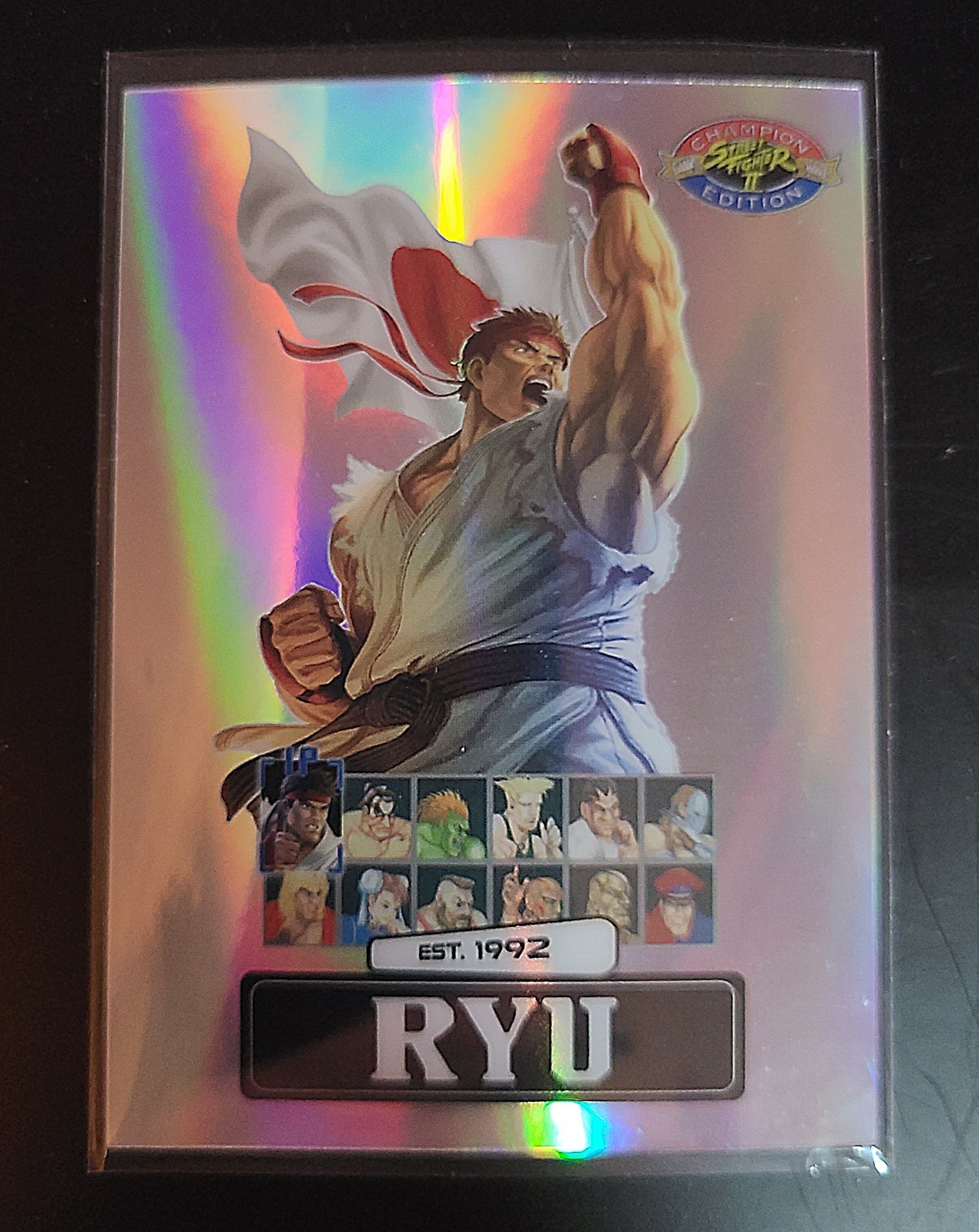 Street Fighter 2: Champion Ed. RYU PSA Magazine Exclusive SILVER Promo Card