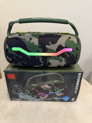 Bluetooth Speaker Wireless Waterproof Outdoor Stereo Bass USB/TF/FM Radio LOUD