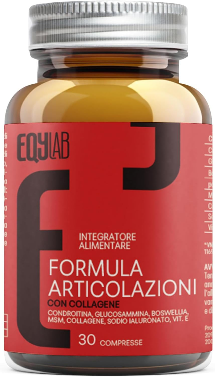 – Integratore Articolazioni Con Condroitina, Glucosamina, MSM, Collagene, Acido 