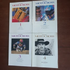 Lot of 4 INSIDE MOTOCROSS  1993 VOL #1,2,3,4 CR 250 VINTAGE MCGRATH AXO BRADSHAW