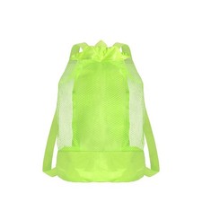 Sand-Resistant Drawstring Beach Backpack Kids Pool Toys Storage Bag For Shell