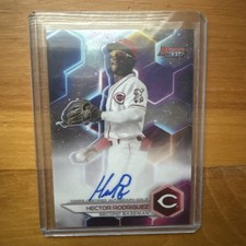 HECTOR RODRIGUEZ 2023 Bowman's Best On-Card RC AUTO #B23-HR Cincinnati Reds