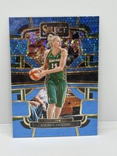 2024 Panini Select WNBA #89 Lauren Jackson Light Blue Disco Prizms #/125