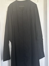Master's Degree Graduation Gown Black Academic 5'1 - 5'3