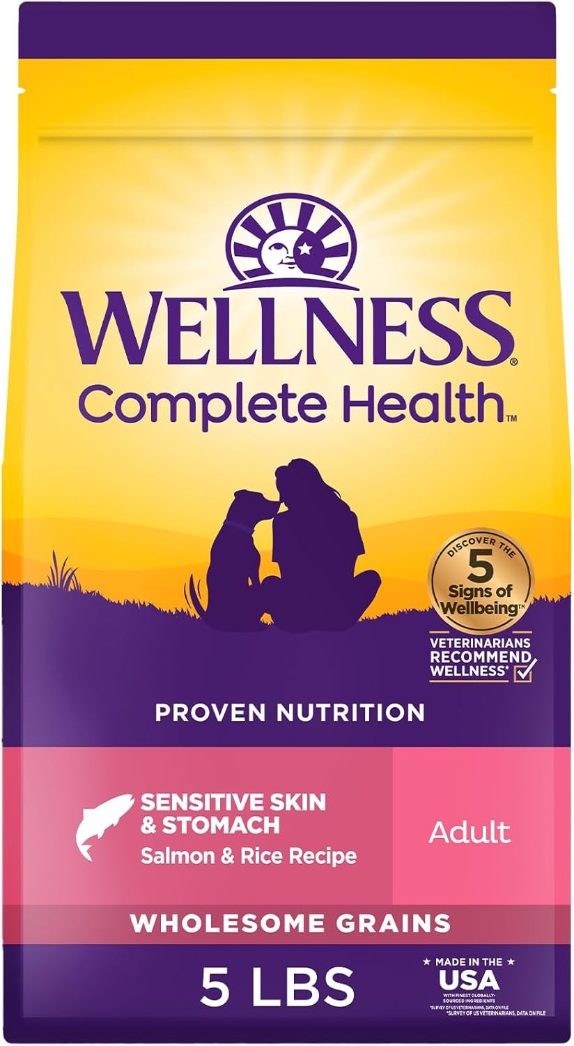 Complete Health Sensitive Skin & Stomach Dry Dog Food, Whole