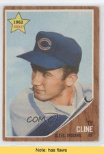 1962 Topps Ty Cline #362 READ m5x