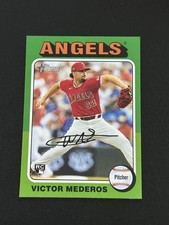 2024 Topps Heritage High Number Victor Mederos Rookie #606 LA Angels RC (O)