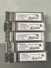 Finisar FTLF8529P3BCV 16GB Fibre Channel SW SFP 850nm Transceiver Lot of 5