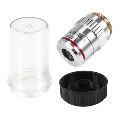 Microscope Plan Achromatic Objective Lens 4X Biological Metallurgical3246