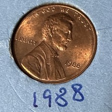1988 P Lincoln Memorial Cent • #P225   • Buy 10 Get 40% Off • mix&match