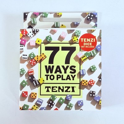 77 Ways to Play TENZI Dice Game Card Deck (Dice Not Included) Carma Games