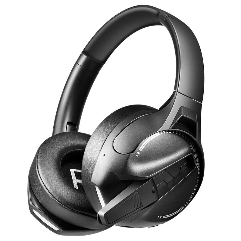 Bluetooth Headset BT 6.0 Gaming Kopfhörer kabellos ANC 3,5 mm Over-ear Schwarz - Bild 4 von 4