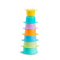 Munchkin Connect A Cup Baby Bath Toys Innovative Stackable Fun for Toddlers Play