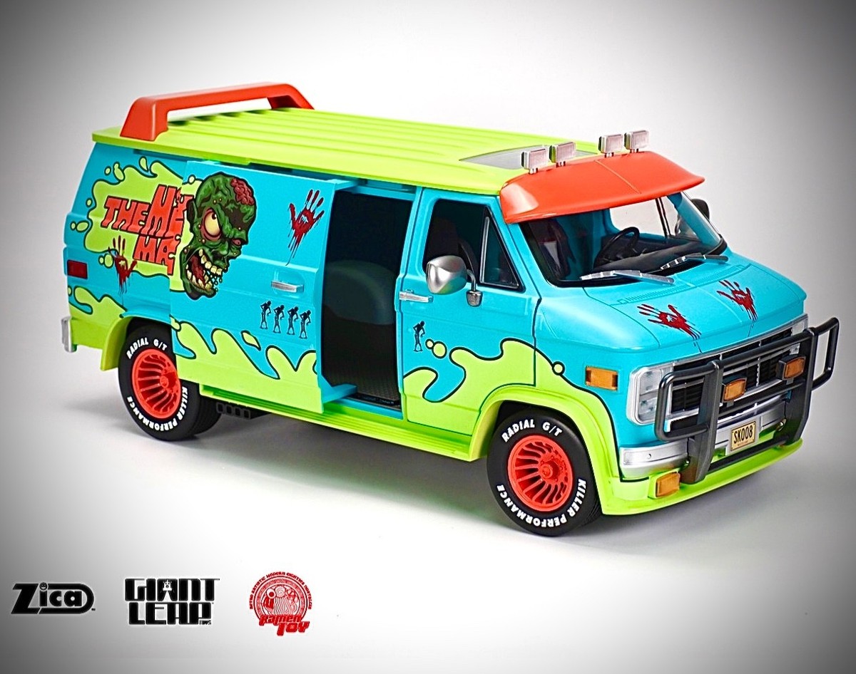 RAMEN TOYS ZICA SCOOBY DOO MYSTERY MACHINE 1:12 VAN FOR 6” GI JOE