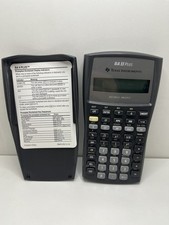 Texas Instruments (BA-II Plus) Scientific Business Analyst Calculator