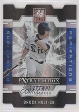 2009 Donruss Elite Extra Edition Aspirations 127/200 Brock Holt #49 0q3