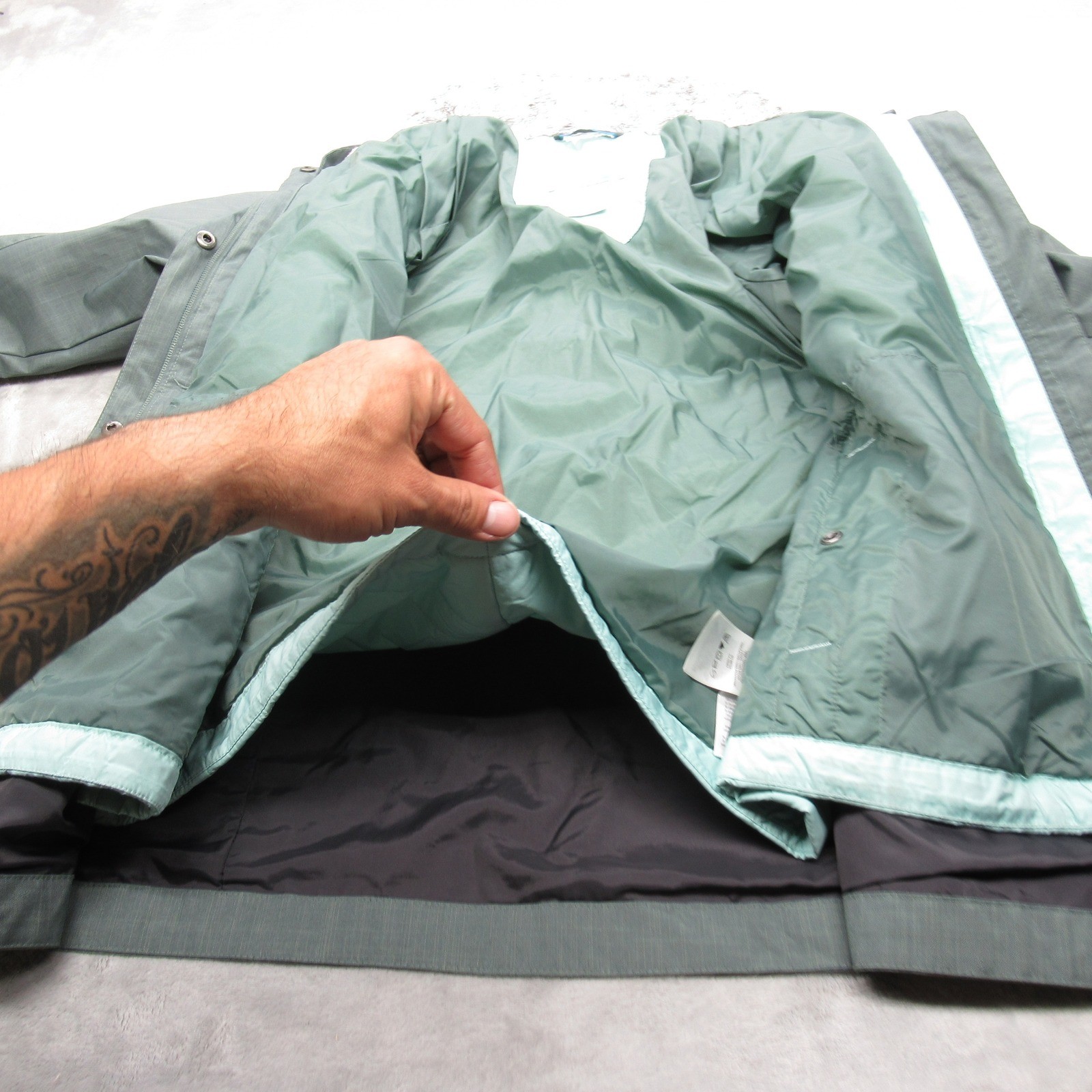 Columbia Jacket Women Small Sea Green Insulated Waterproof Removable Liner 3in1 thumbnail 11