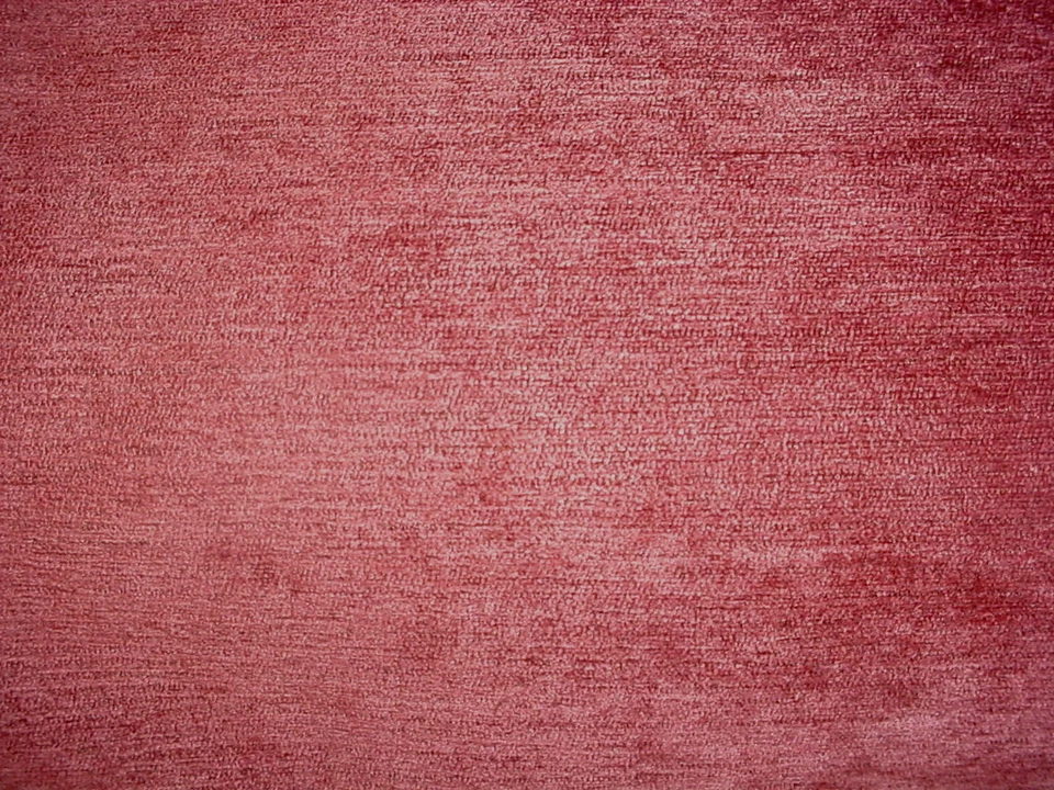 5-1/8Y Robert Allen Duralee 241045 Fine Chenille Berry Red Upholstery Fabric - Image 3 of 4