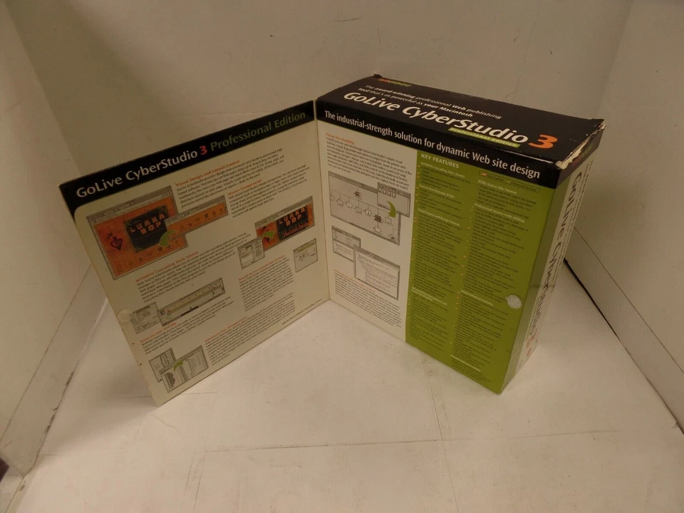 Brand New Sealed GoLive CyberStudio 3 for Power Macintosh full-version  - Image 3 of 4