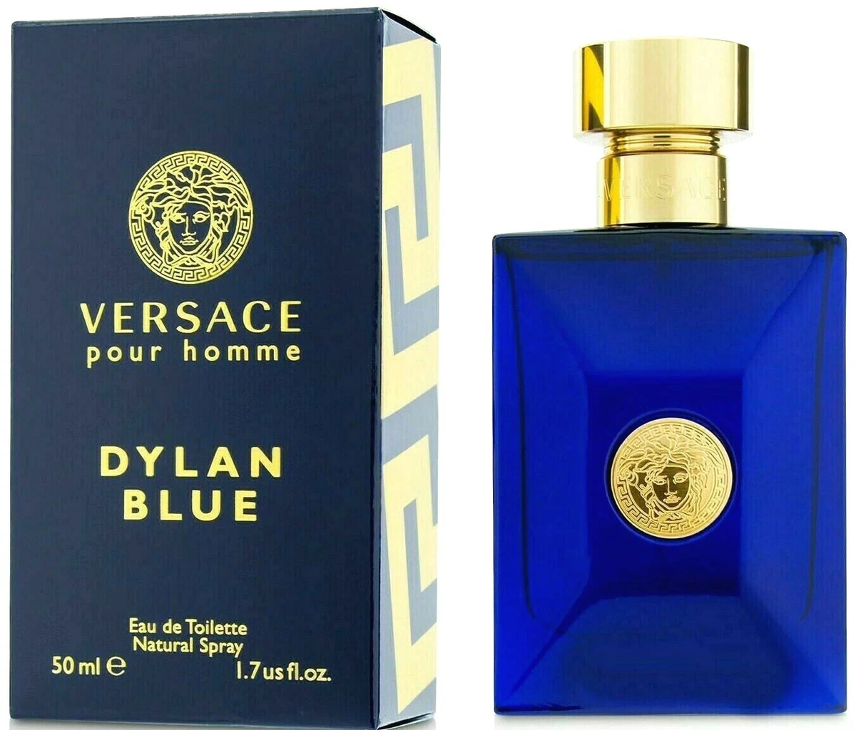 Versace Pour Homme Dylan Blue Set (EDT 100ml + EDT 10ml + Bag) for Men