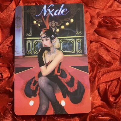 Soyeon (G)I-DLE LOVE Edition Celeb K-POP Girl Photo Card NXDE RED
