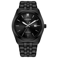 BM7331 64E CITIZEN MEN S ECO DRIVE SILVER Tone Stainless Set 
