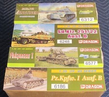 NEW! Lot 4 DRAGON: 6312 King Tiger & Pz.Kpfw....