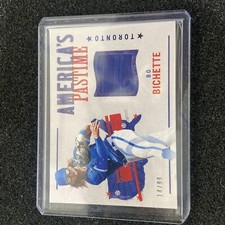 2022 Panini Chronicles - America's Pastime Swatches Blue Bo Bichette 14/99!!! 