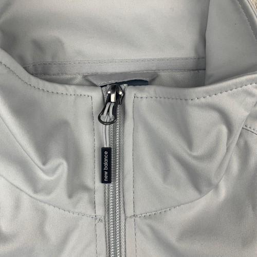 New Balance - Men's All Motion Full-Zip LW Vest, 4-way Stretch | Gray | NWT - Picture 3 of 10