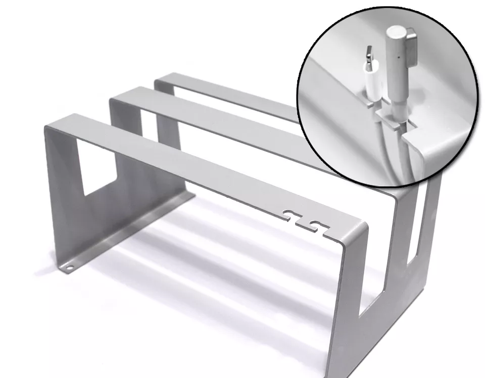 Laptop Tablet Vertical Desktop Stand Macbook iPad 2in1 Charger Grip Dell Surface - Image 3 of 4