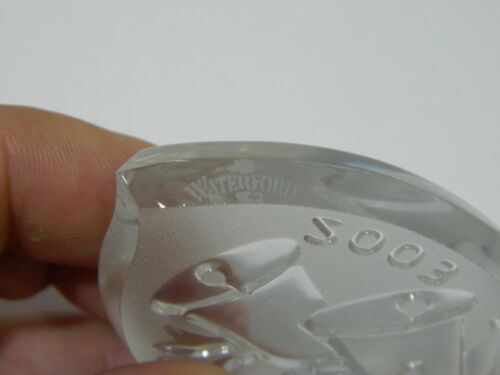 2003 Waterford Crystal Songs of Christmas 8th Edition Silver Bells Ornament - Picture 4 of 5