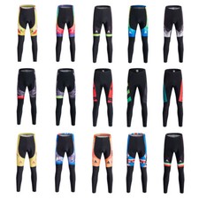 Men's Bike Bicycle Pants Coolmax Padded Cycling Tights Cycle Long Pants S-XXXL