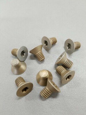(10) 5/16-18x1/2''  T40 Torx Flat Machine Screws Steel Geomet Grade 5