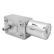 1pcs DC6V 12V 24V JGY370 All Metal Gearbox Turbo Worm Speed Reduction Gear Motor