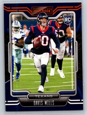 2021 Panini Playbook #123 Davis Mills Orange | eBay