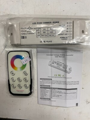 LED Dimmer Controller Constant Voltage DMX Driver RGBW RGB Touch ...