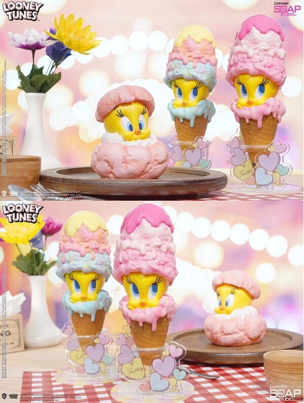 5Pcs Looney Tunes Tweetybird Ice Cream Cone 24cm Random One
