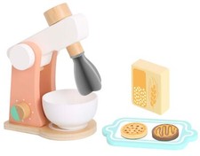 TOOKYLAND Wooden Stand Mixer Playset - Kitchen Toy for Pretend Baking, Ages 3 
