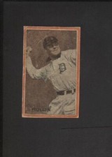 1910 E-Unc Orange Borders Candy Box Mullin Baseball Card Geo. Davis Co. 